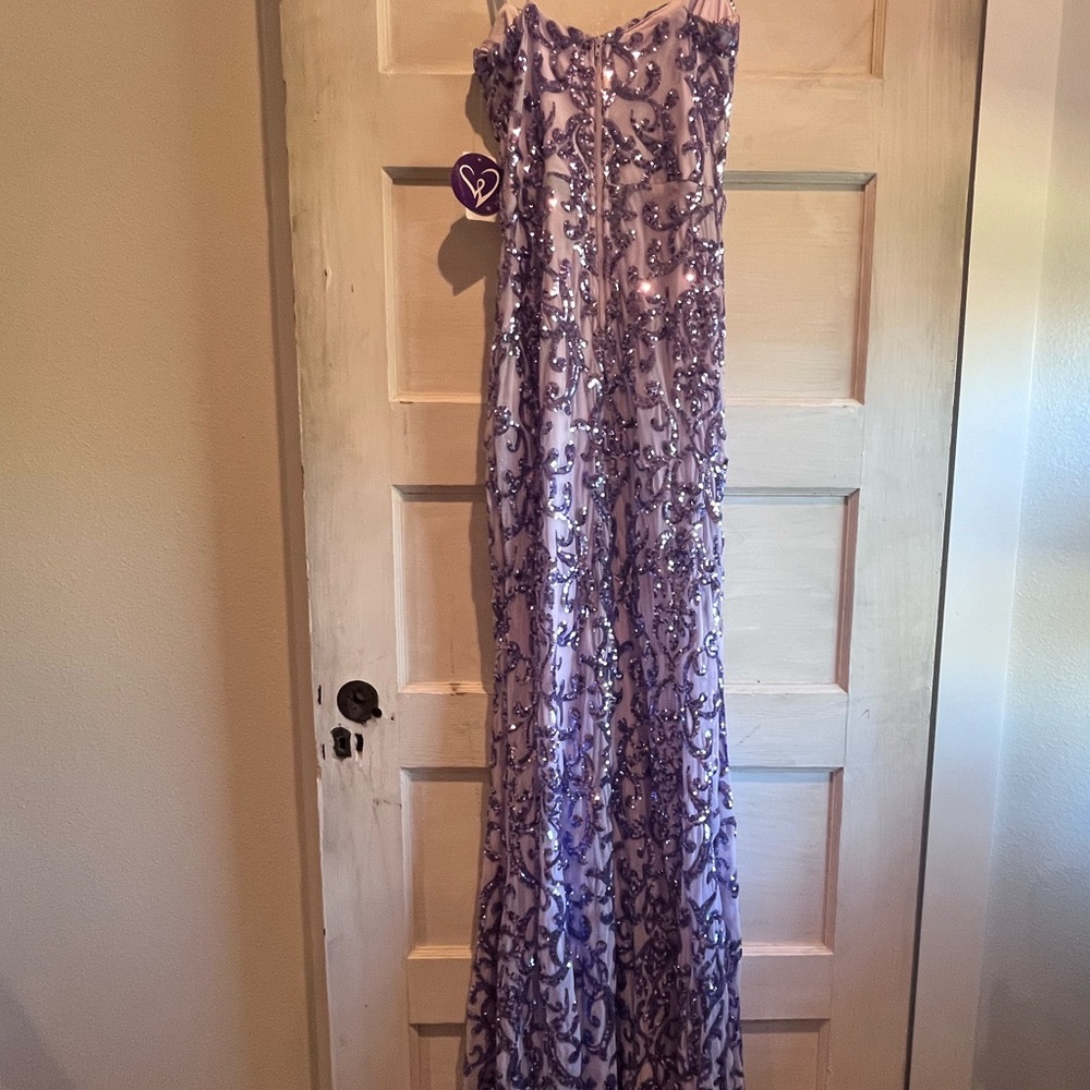 Windsor Lavender Sequin Maxi Dress - Picture 2 of 9